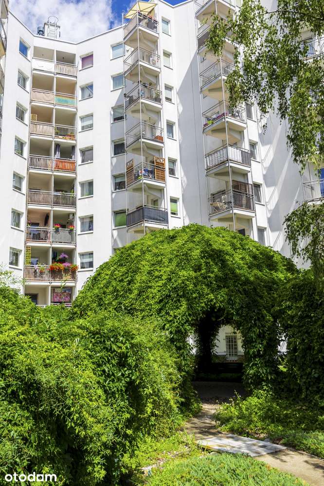 2 pokoje 48,3 m2 z ogródkiem Ursynów al. KEN 53 - BEZPOŚREDNIO