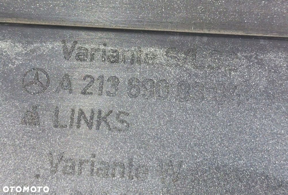 nakładka listwa progu lewa mercedes w213 a2136908304 - 7