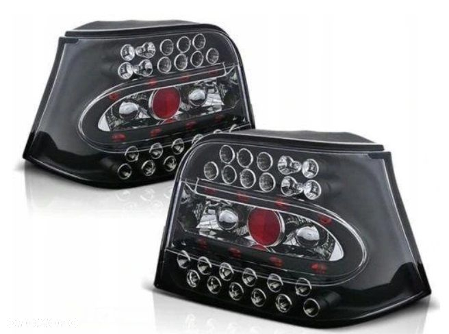 Lampy tyl na Led Diody Czarne Tuning BlackVW Golf IV 4 1j 1998-2006 hatchba - 2