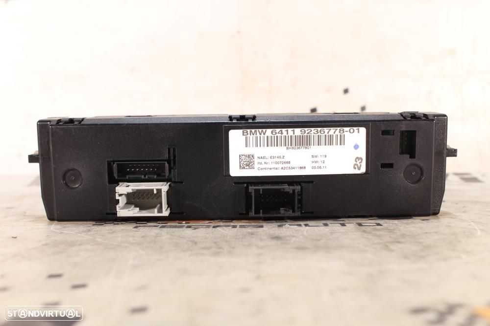 Climatronic / Comando Sofagem / Chaufagem Bmw 1 (E87)  64119236778 / 9 - 2