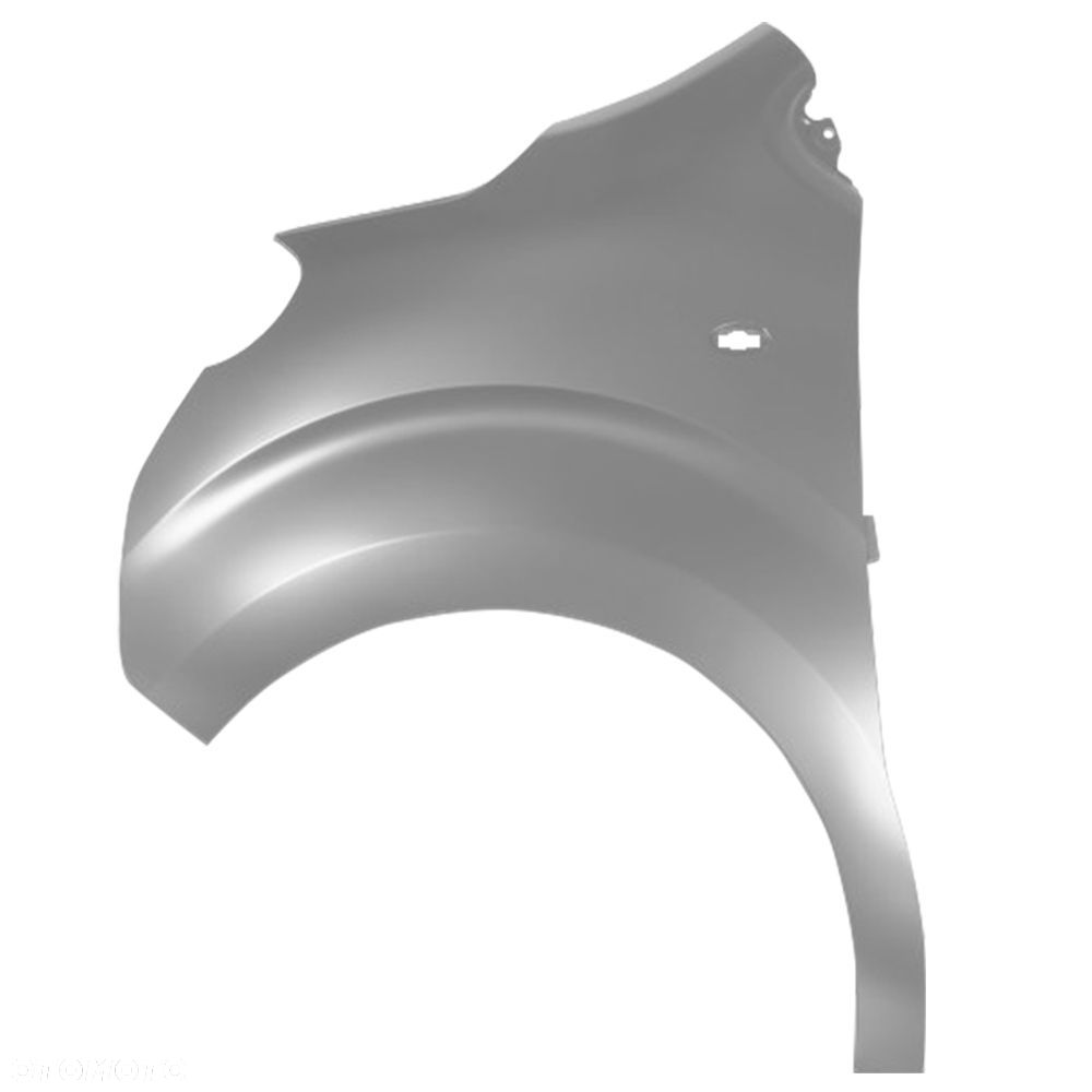 BLU Błotnik PEUGEOT TRAVELLER EZR lewy szary 2016-2025 przód Aluminium Gris - 2