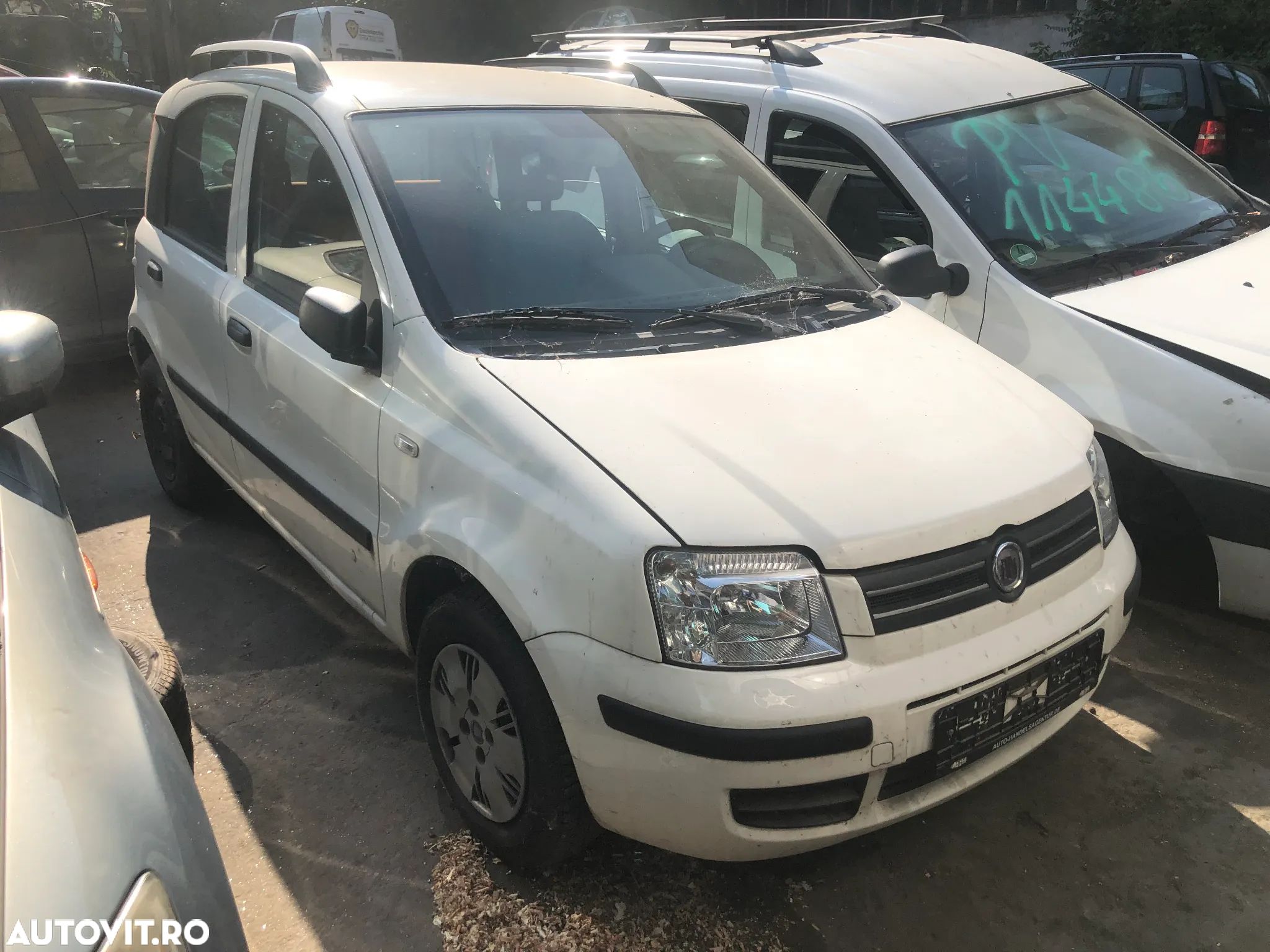 Dezmembrez Fiat Panda alb 2006 diesel - 1