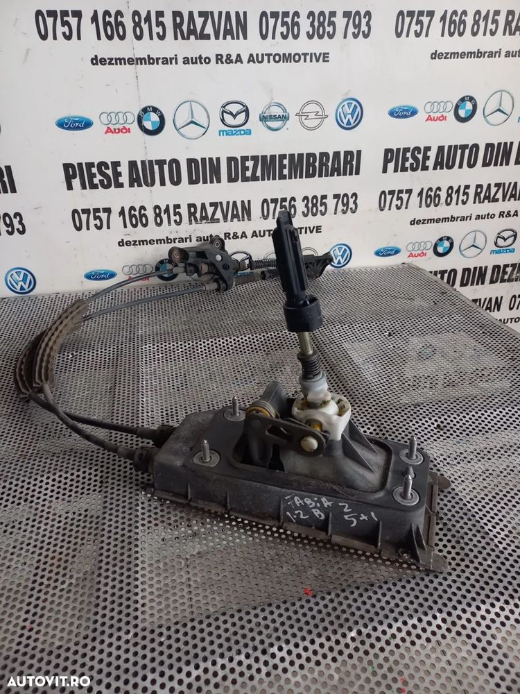 Timonerie Cu Cabluri Skoda Fabia 2 5+1 Trepte 1.2 Benzina Motor CGP Cod 6QCG - Dezmembrari Arad - 4