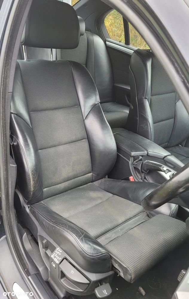 FOTEL PRAWY PRZÓD PRZEDNI BMW E60 LIFT M PAKIET PÓŁSKÓRA C36 - 1