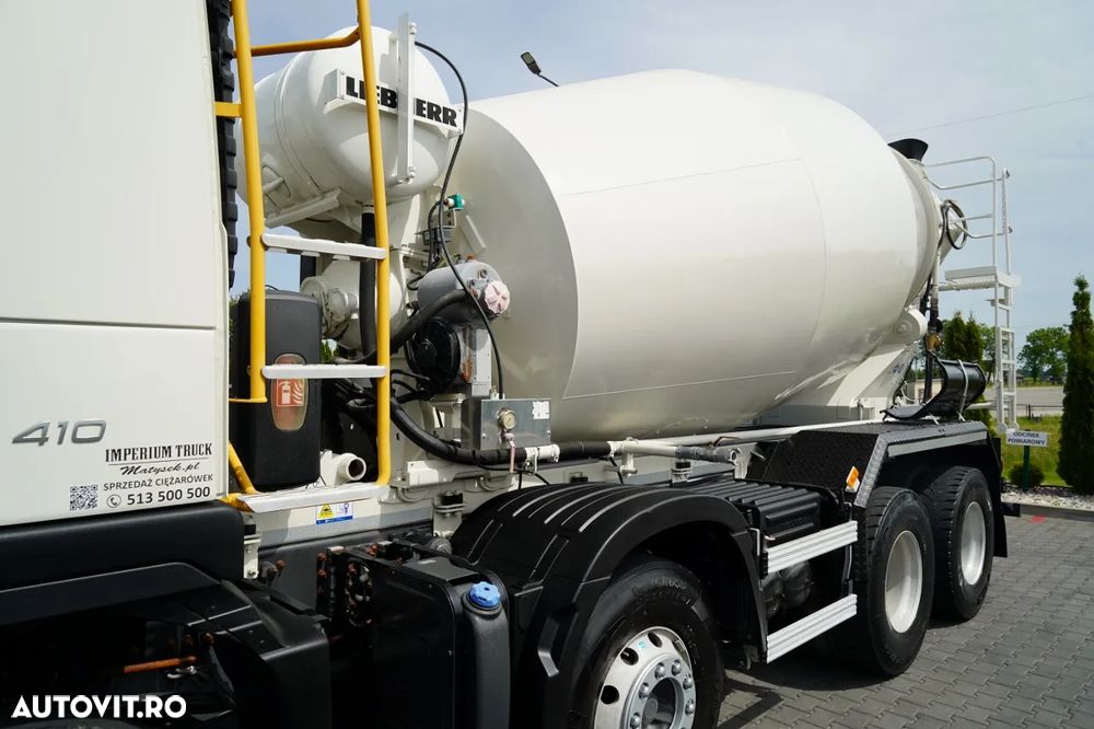 Volvo FMX 410 / 8x4 / BETONIERĂ / BETONIERĂ / LIEBHERR / 9 M3 / I-SHIFT / JANTE DIN ALIAJ / EURO 5 - 12