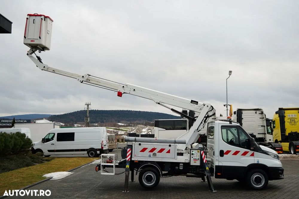Iveco 35-140 / Platformă de lucru aeriană / FRANCE ELEVATEUR 141 TLE / 4 SUPPORTURI / MANUALĂ / 2020 - 6