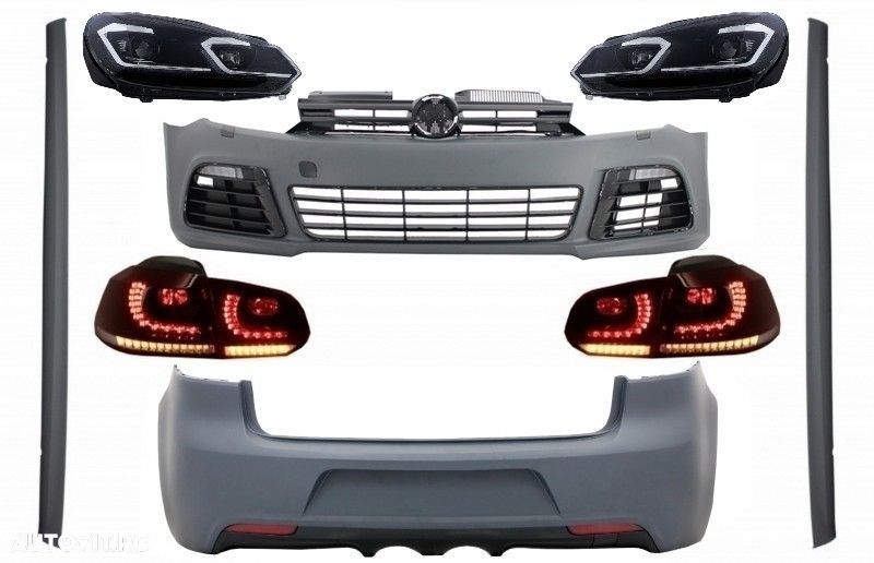Pachet Complet Exterior compatibil cu VW Golf VI 6 MK6 (2008-2013) R20 - 1