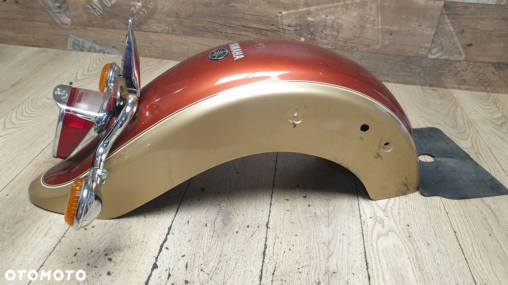 Błotnik tył lampa osłona chrom kierunkowskazy Yamaha XVS650 Drag Star Classic - 9