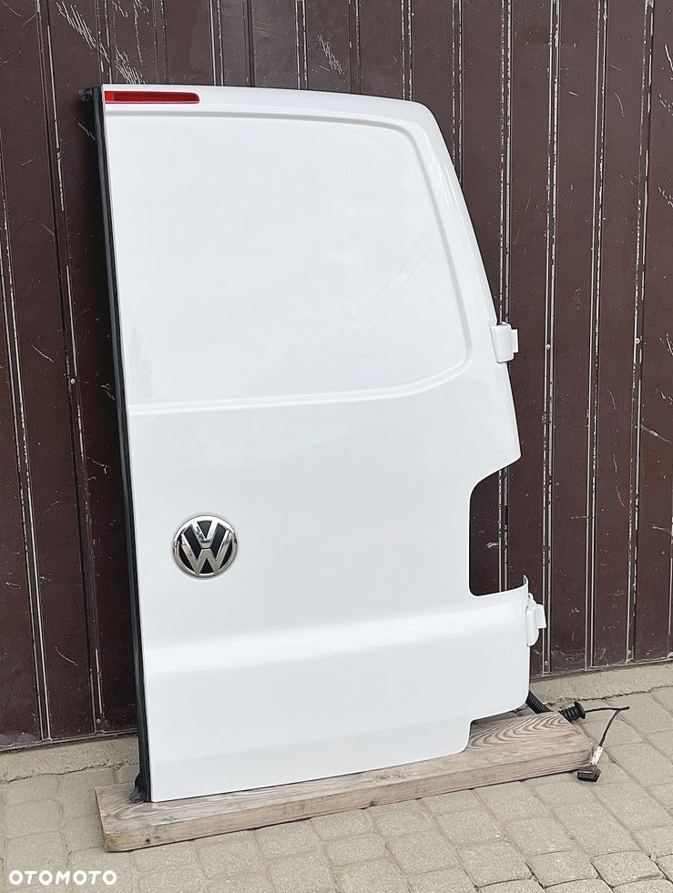 DRZWI TYLNE TYŁ SKRZYDŁOWE PRAWE BIAŁE LB9A B9A VW T5 LIFT T6 CARAVELLE MULTIVAN TRANSPORTER - 3