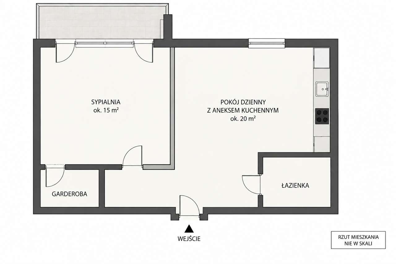 Saska Kępa | Odnowione | Klimatyzacja | 2 pokoje | Garderoba | Balkon