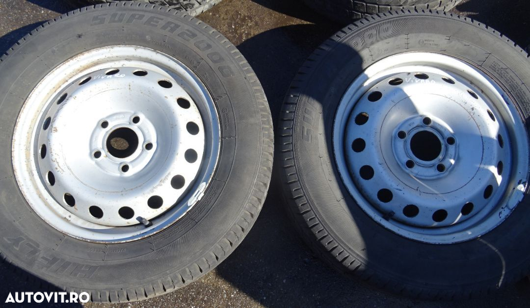 Jante tabla Opel Vivaro R16 cu cauciuc - 2