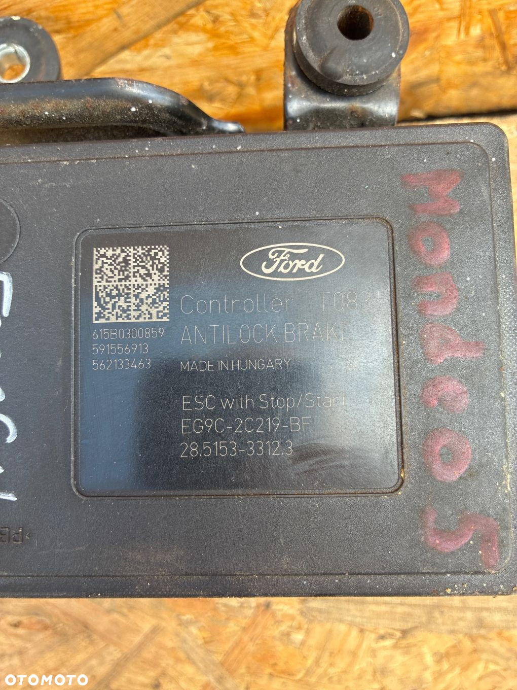 Mondeo mk5 POMPA STEROWNIK ABS EG9C-2C405-EG EG9C-2C219-BF 28.5153-3312.3 - 2