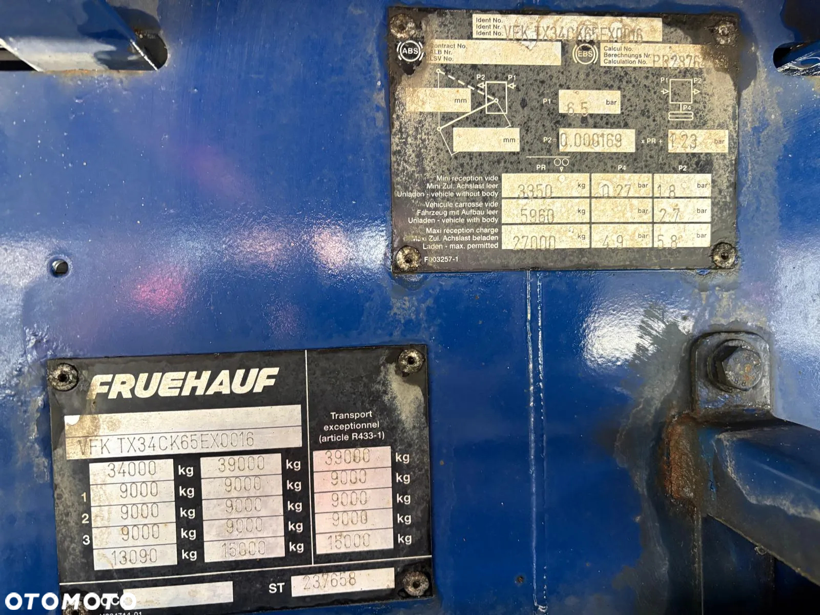 Fruehauf PLATRORMA + NAJAZDY / MEGA / DO STALI / MEGA / MOCNA PODŁOGA - 17