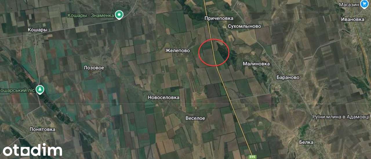 Земельна ділянка 15,3 га біля траси Одеса-Київ, прямий продаж - Повне зображення: 4/5