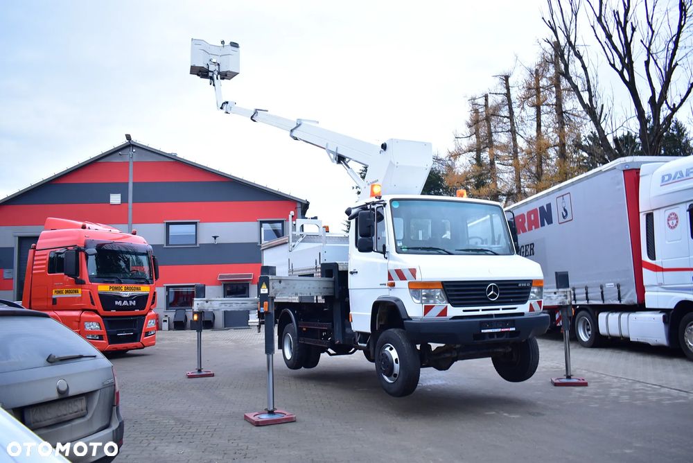 Mercedes-Benz Vario 816 / Euro 5/ 4x4/ Zwyżka/ Podnośnik koszowy Ruthmann TB 220/ 22 m. / Steiger/ Hubarbeitsbühne/ Reduktor ! / Sprowadzony z Niemiec/ Stan Perfekcyjny ! - 11