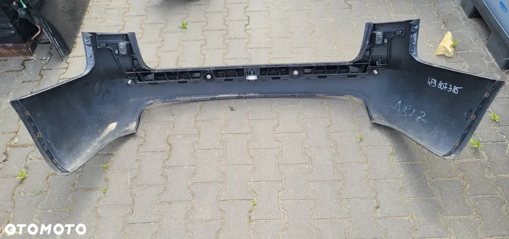 ZDERZAK TYLNY AUDI A6 C6 KOMBI X4 PDC 4F9807511A KOLOR CZARNY - 10
