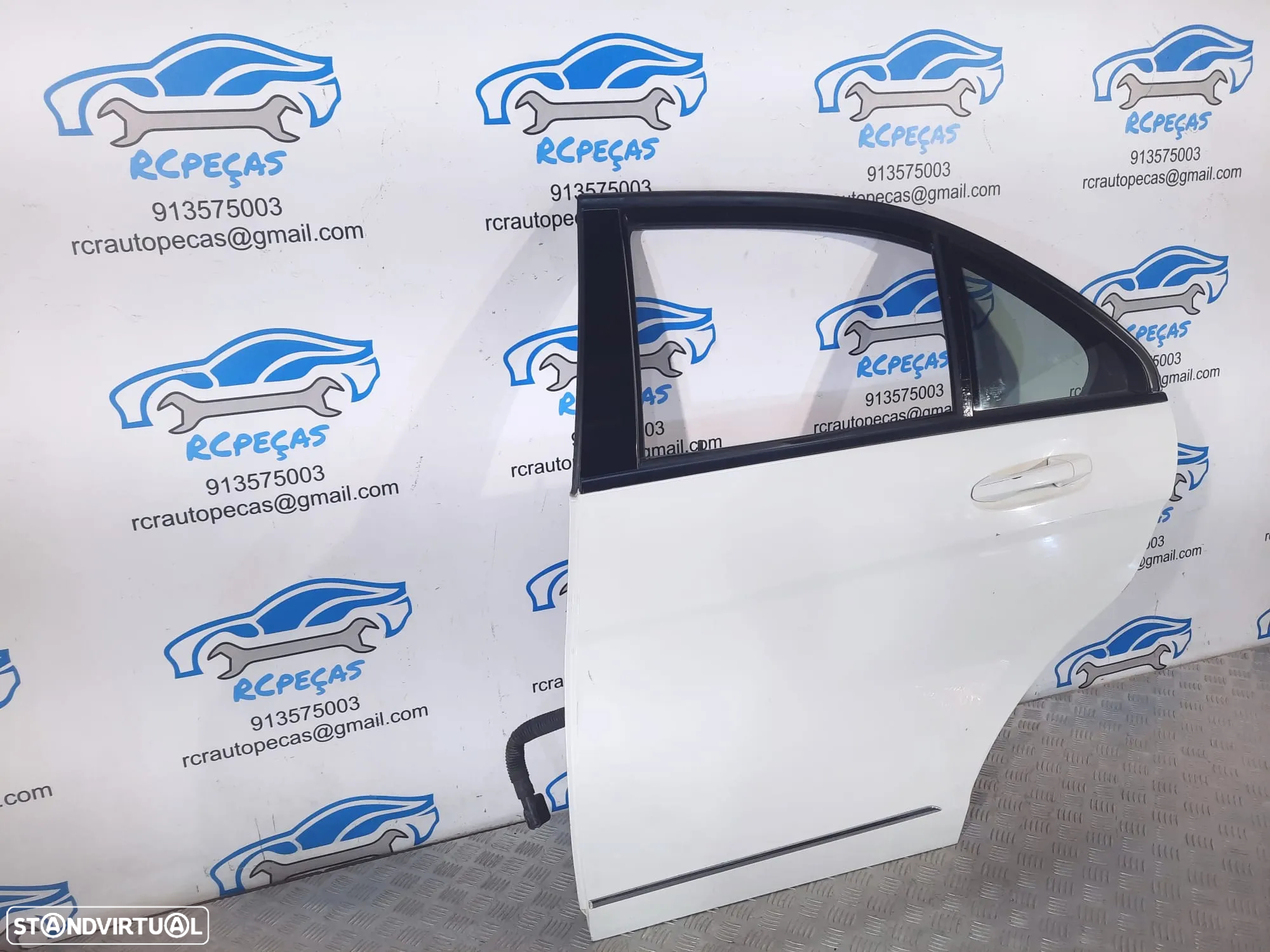 .PORTA TRASEIRA TRÁS ESQUERDA MERCEDES-BENZ C CLASS W204 SEDAN CARRO A2047300105 2047300105 QUARTELAS MOTOR PUXADOR VIDRO - 7
