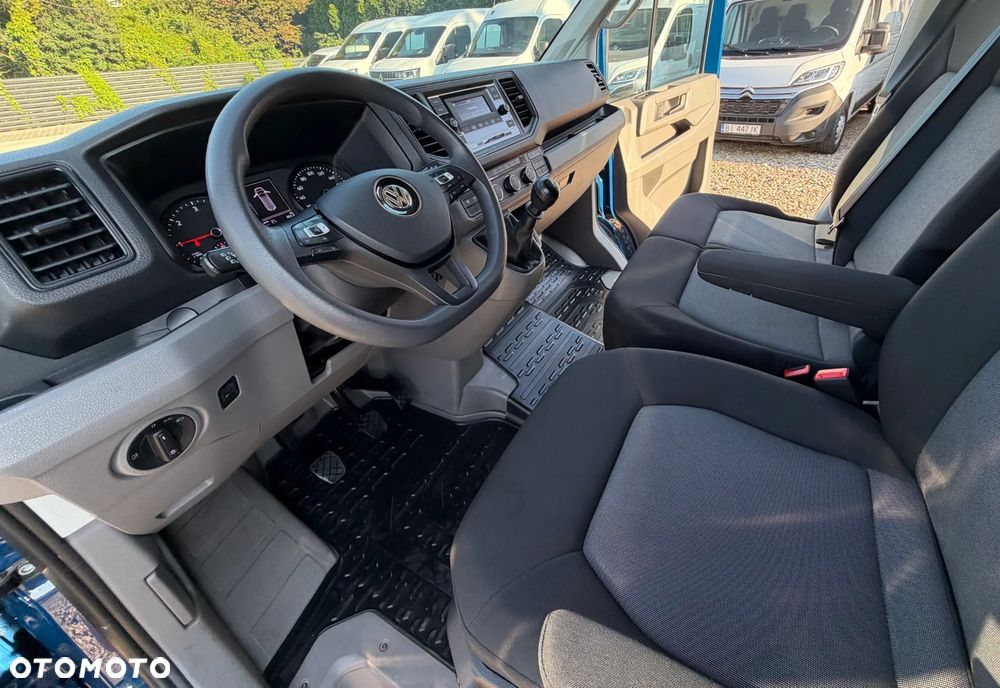 Volkswagen CRAFTER L2H1 2022r WZMOCNIONY VAN 3 osobowy MOCNY Silnik 2.0TDI 140KM Euro6 Duża ładowność 1309kg! DMC:3.5t, Homologacja VAT-1 Zabudowa paki, Bogate wyposażenie! NOWE OPONY 100% Bezwypadkowy! - 6