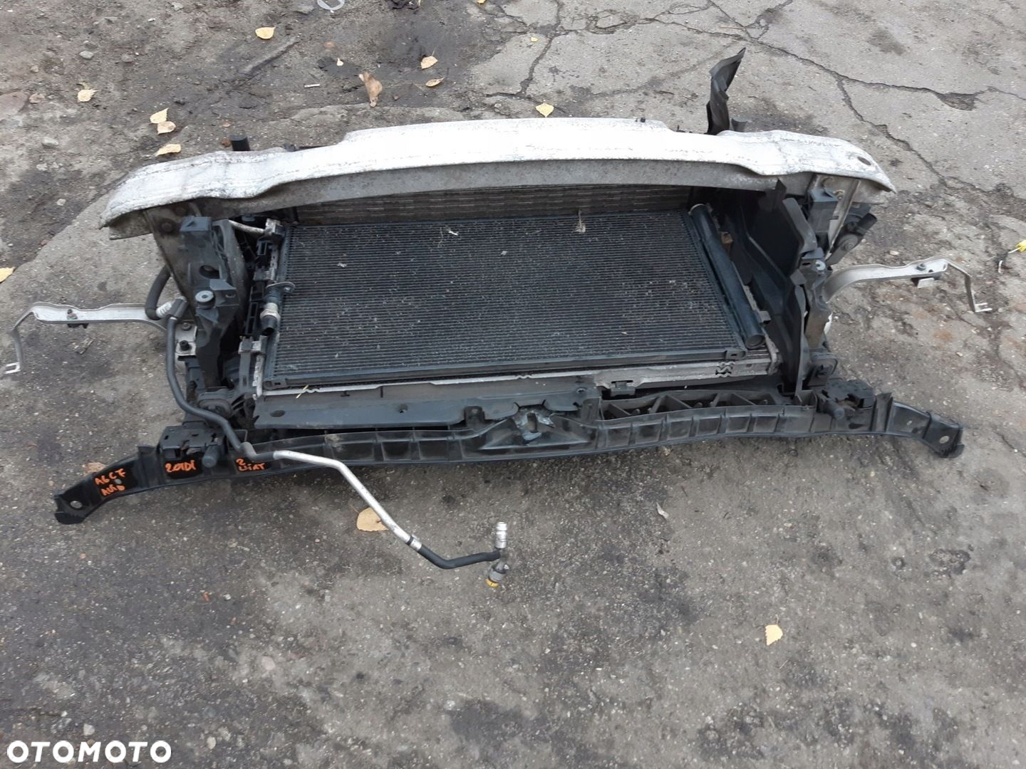 AUDI A6 C7 2.0 TDI TFSI PAS PRZEDNI WENTYLATORY CHŁODNICE BELKA WZMOCNIENIE - 5
