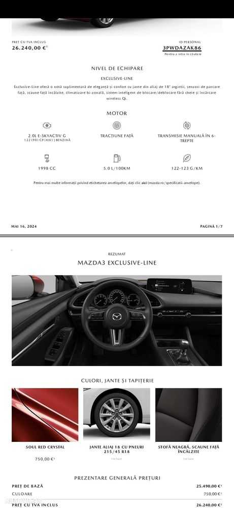 Mazda 3 e-Skyactiv G122 MHEV Exclusive-Line - 13