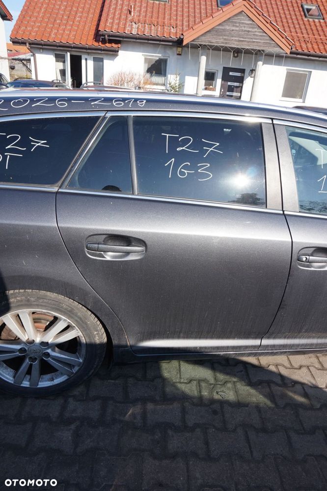 DRZWI TYLNE PRAWE AVENSIS III T27 PH1 KOMBI 1G3  SZARY TOYOTA 2009-2011 - 1