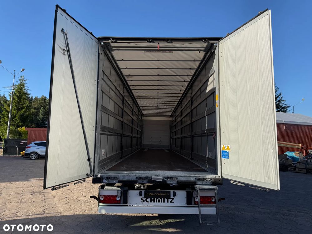 Schmitz Cargobull FIRANKA STANDARD / OPONY JAK NOWE / OŚ PODNOSZONA / KOSZ PALETOWY / PIĘKNY STAN / DESKI ALUMINIOWE / DWA KOŁA ZAPASOWE / DO WYBORU 20 SZTUK !! - 31