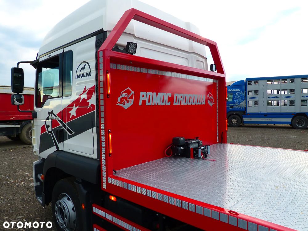 MAN TGM 15.280 POMOC DROGOWA / AUTOLAWETA/ SPECJALNY / EURO 5 / DMC 15.000 KG / ŁADOWNOŚĆ 8.500 KG /DŁ. 7.50 M - 11