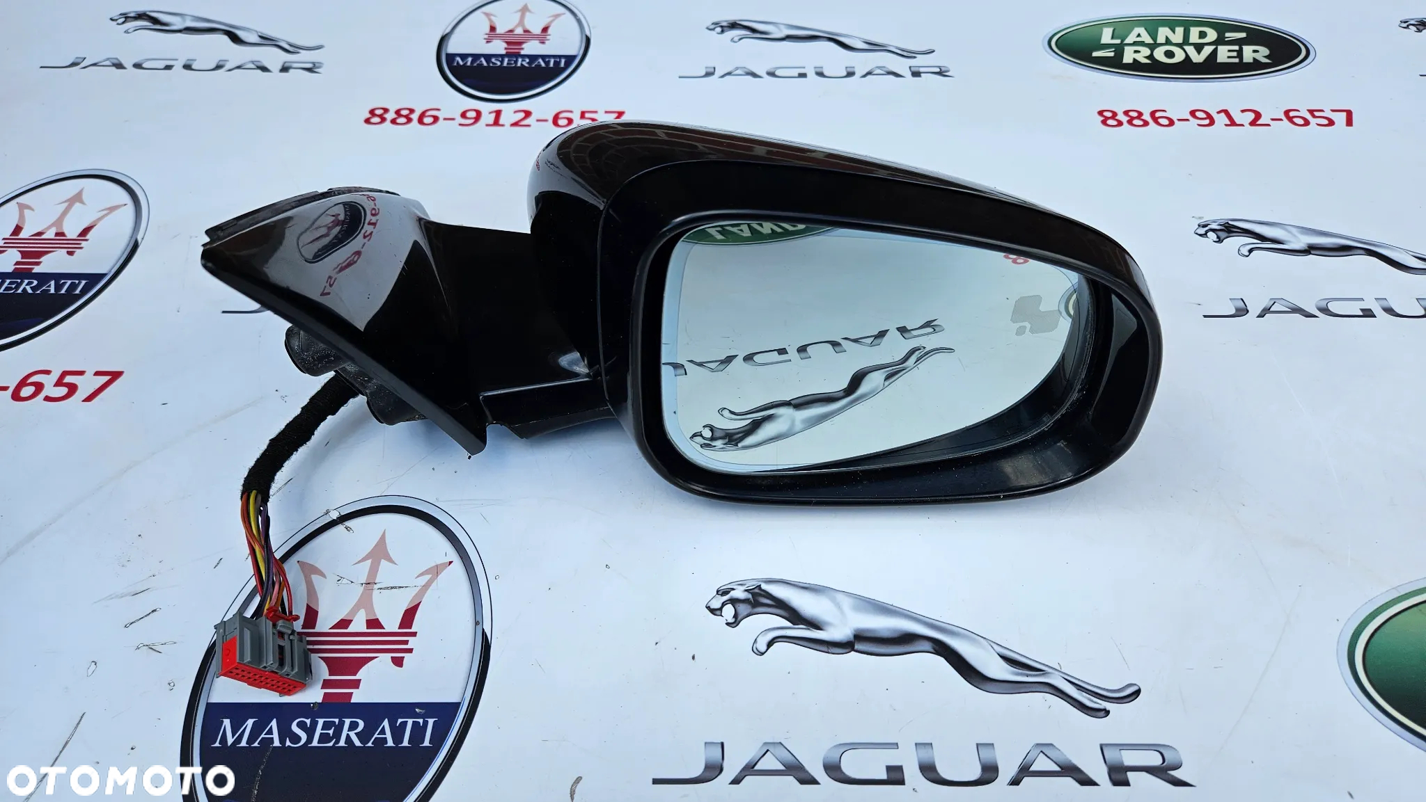 Jaguar XJ 351 2010-2015 Kompletne lusterko prawe Pasażera ANGLIK KOLOR PEF 16 kabli - 13