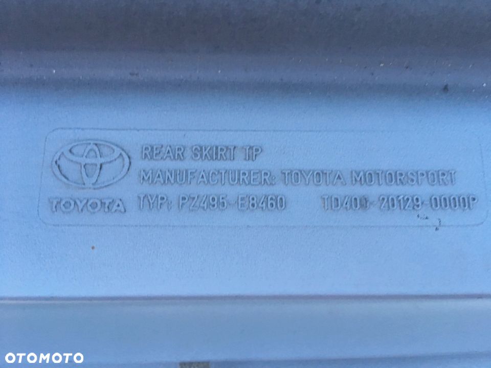 Spojler DOKŁADKA tylna Toyota Corolla VERSO Sport - 9