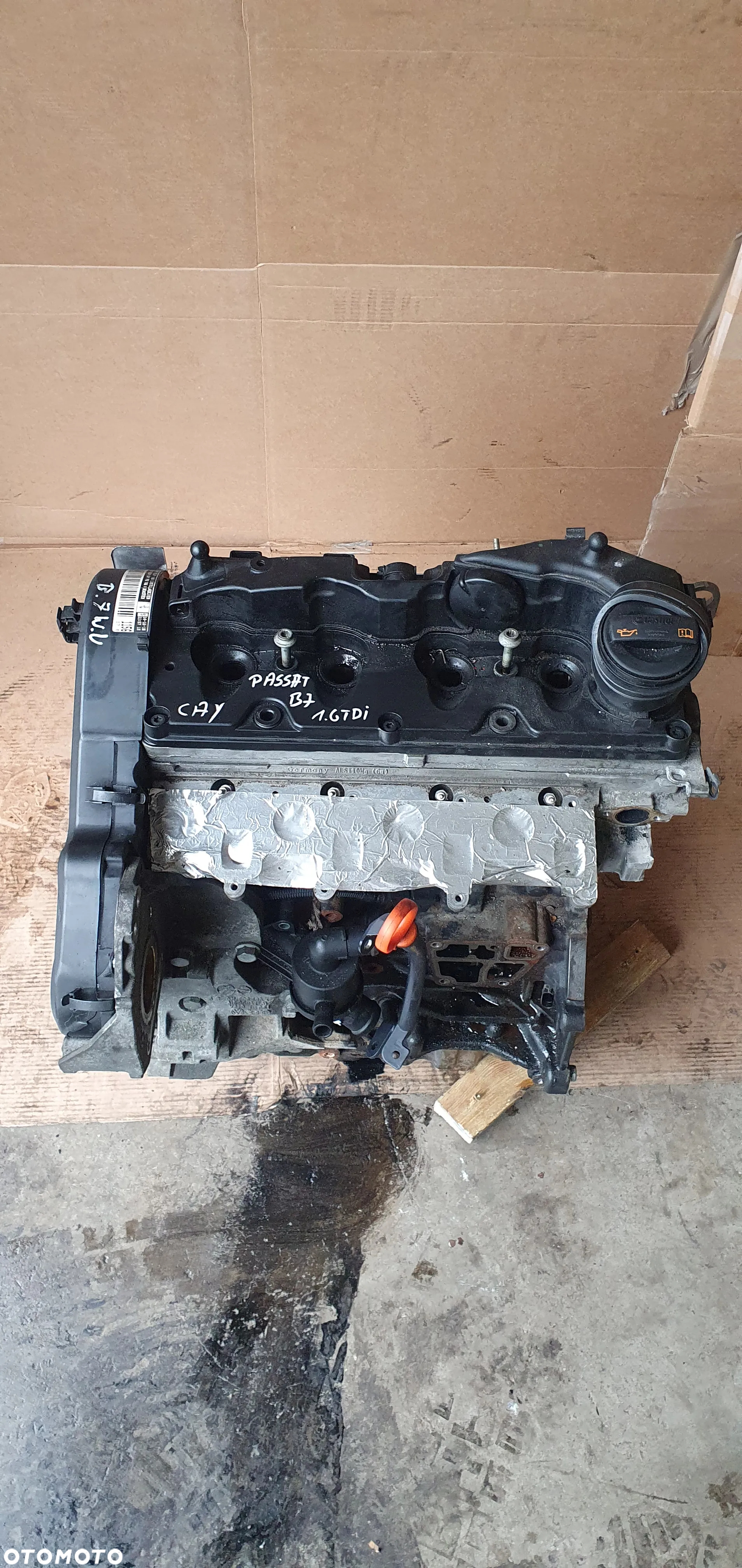 Silnik słupek blok silnika VW Passat B7 1.6 TDI CAY - 2