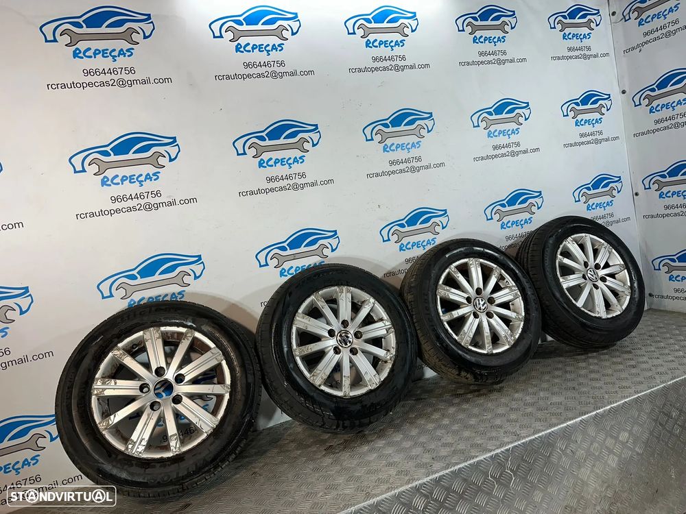 .Conjunto Jantes 15 Volkswagen 5x112 6.5J ET50 5K0601025J - 1