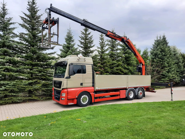 MAN TGX 26.480 z HDS Palfinger PK 18001L / 3-oś skrętna