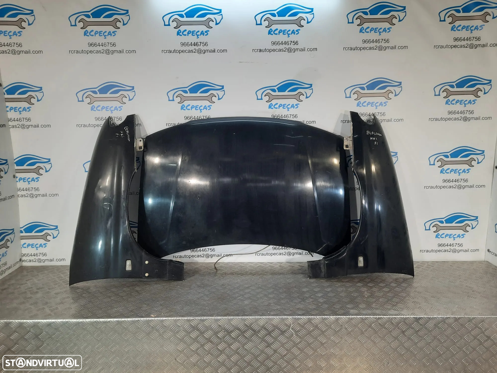 FRENTE COMPLETA CITROEN BERLINGO I 1 MK1 CAPOT PARACHOQUES GUARDA-LAMAS OTICAS RADIADOR VENTILADOR FRENTE FIBRA REFORÇO - 10