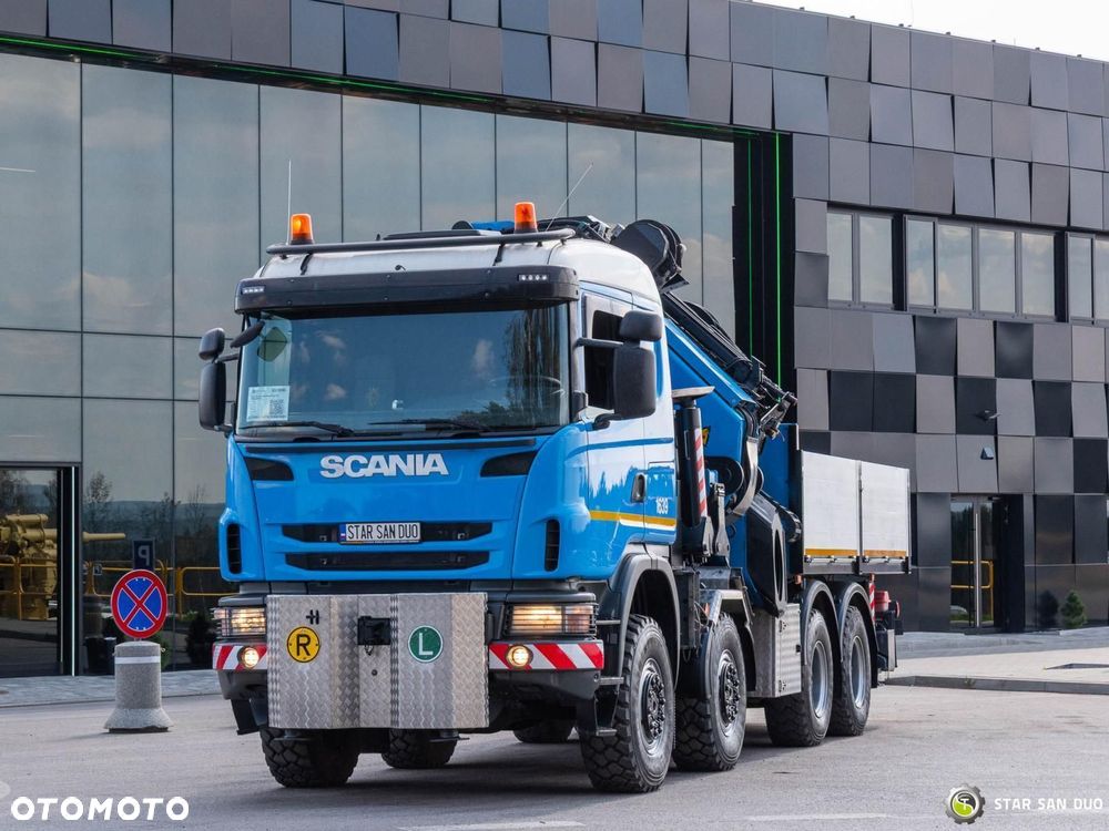 Scania G440 8x8 PALFINGER PK 100002 HDS Żuraw Fly Jib Wciągarka - 10