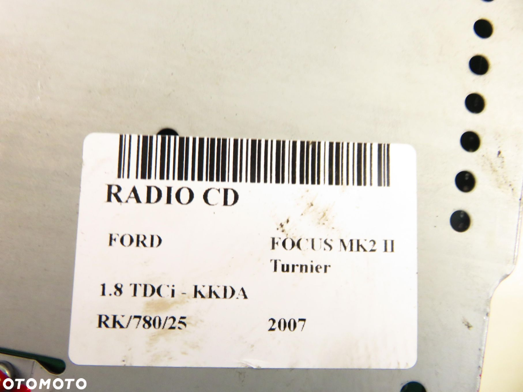 RADIO FORD FOCUS MK2 6S6118C815AH - 2