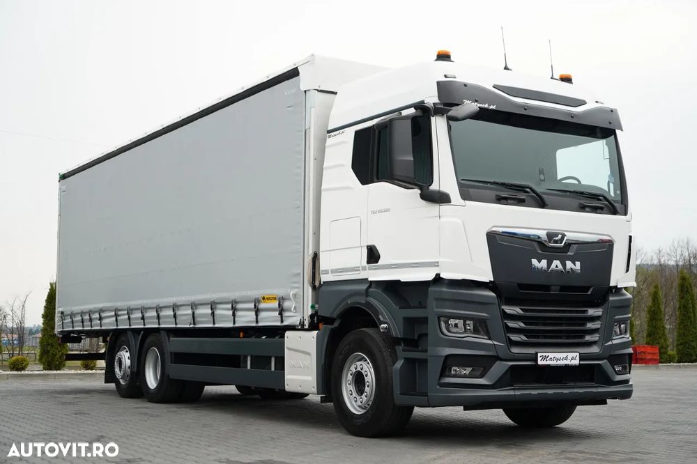 MAN TGX 26.520 / 6x2 / 9.3 M CORTINĂ / ACOPERIȘ RIDICABIL / AXĂ RIDICABILĂ / DIRECȚIE / NOU - 7