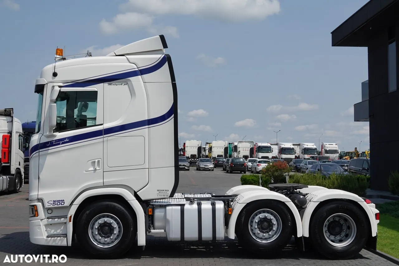 Scania S 500 / 6x2 / PUSHER / RETARDER / I-PARK COOL / FULL AIRMATIC / AXIE DE RIDICAȚIE ȘI DE DIRECȚIE / DMC 70.000 KG / OPTICRUISE + AMBRAYAGE / EURO 6 / CONTRACTUL DE SERVICE - 5