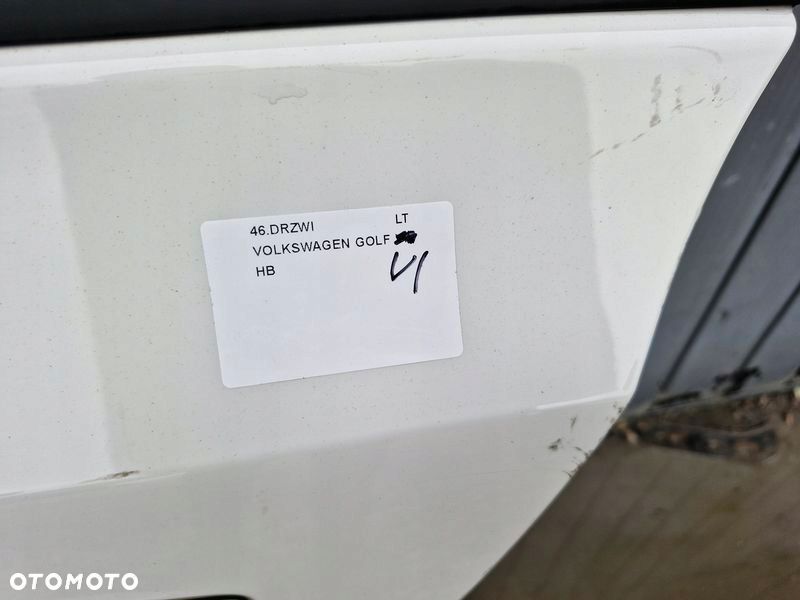 volkswagen golf vi 6 5d hb drzwi lewy tył tylne - 3