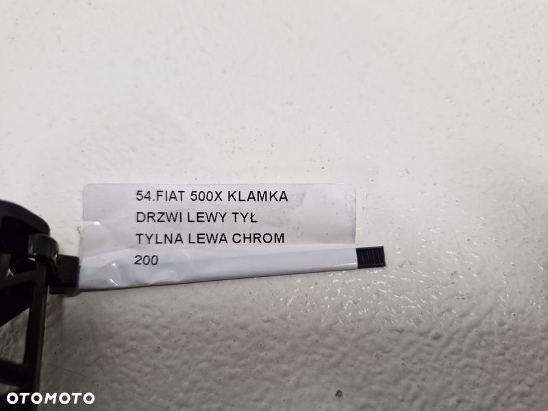 FIAT 500X KLAMKA DRZWI ZEWNĘTRZNA CHROM LEWY TYŁ LEWA TYLNA - 10