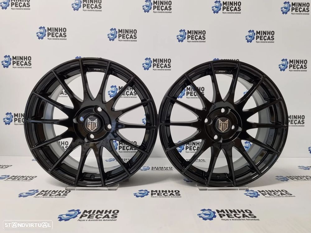 Jantes Fox (FX004) em 17 Preto Brilho (4x100) - 1