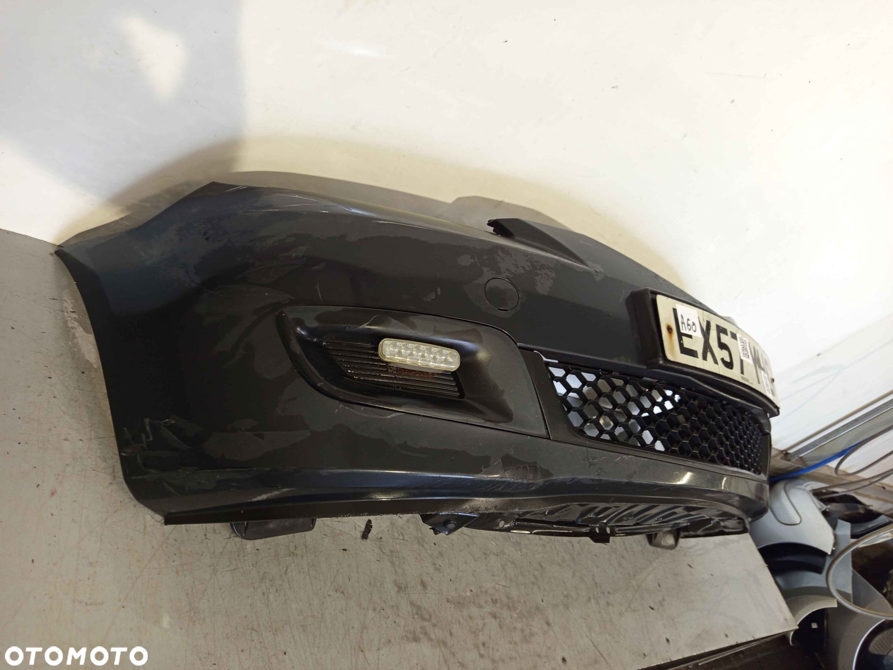 + ZDERZAK PRZÓD PRZEDNI MAZDA 3 III BK LIFT FL CZARNY - 2