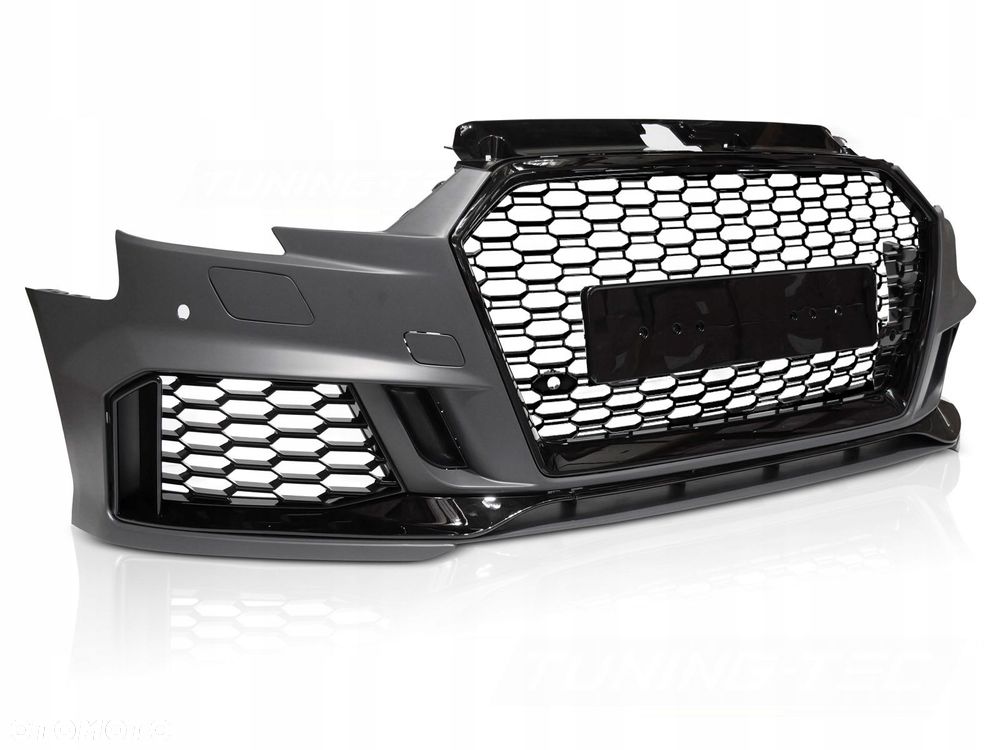 zderzak przod grill kratki tuning r s 3 line look audi a3 8v lift 2016-2020 - 2