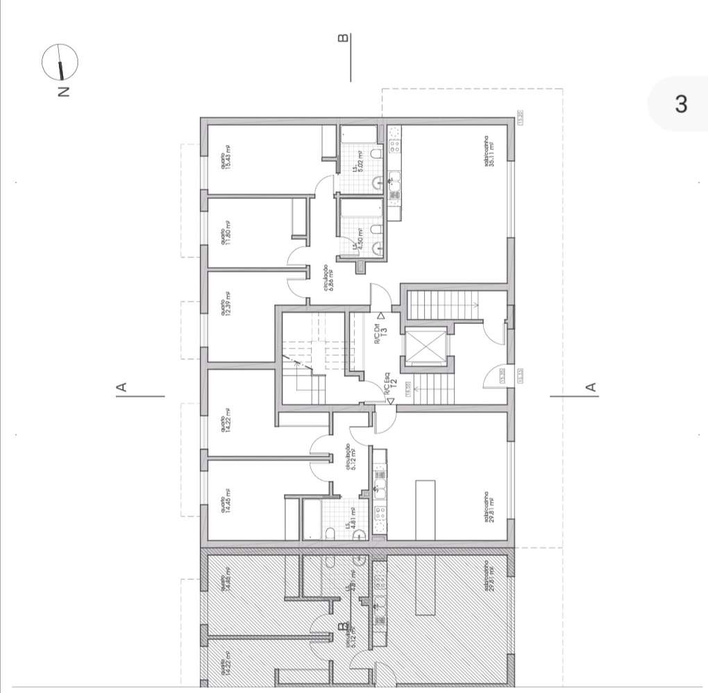 T3 novos em construção no Montijo com garagem e arrecadação. - Grande imagem: 4/10
