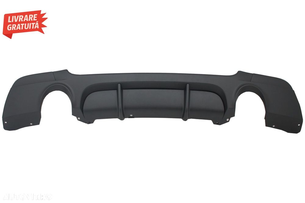 Difuzor Bara Spate Cu Evacuare Dubla BMW 3 Series E92 E93 (2006-2013) M Design- livrare gratuita - 1