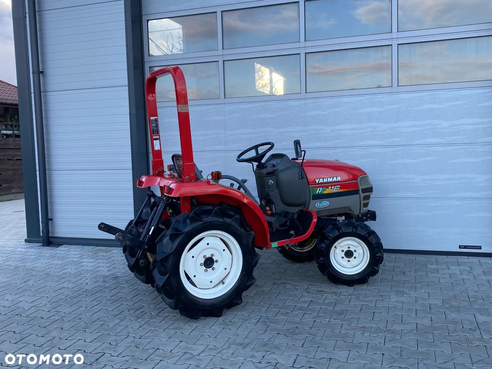 Yanmar AF120 Mini traktor Ciągnik Traktorek 4x4 + Ładowacz czołowy TUR Wspomaganie kierownicy Rewers - 4