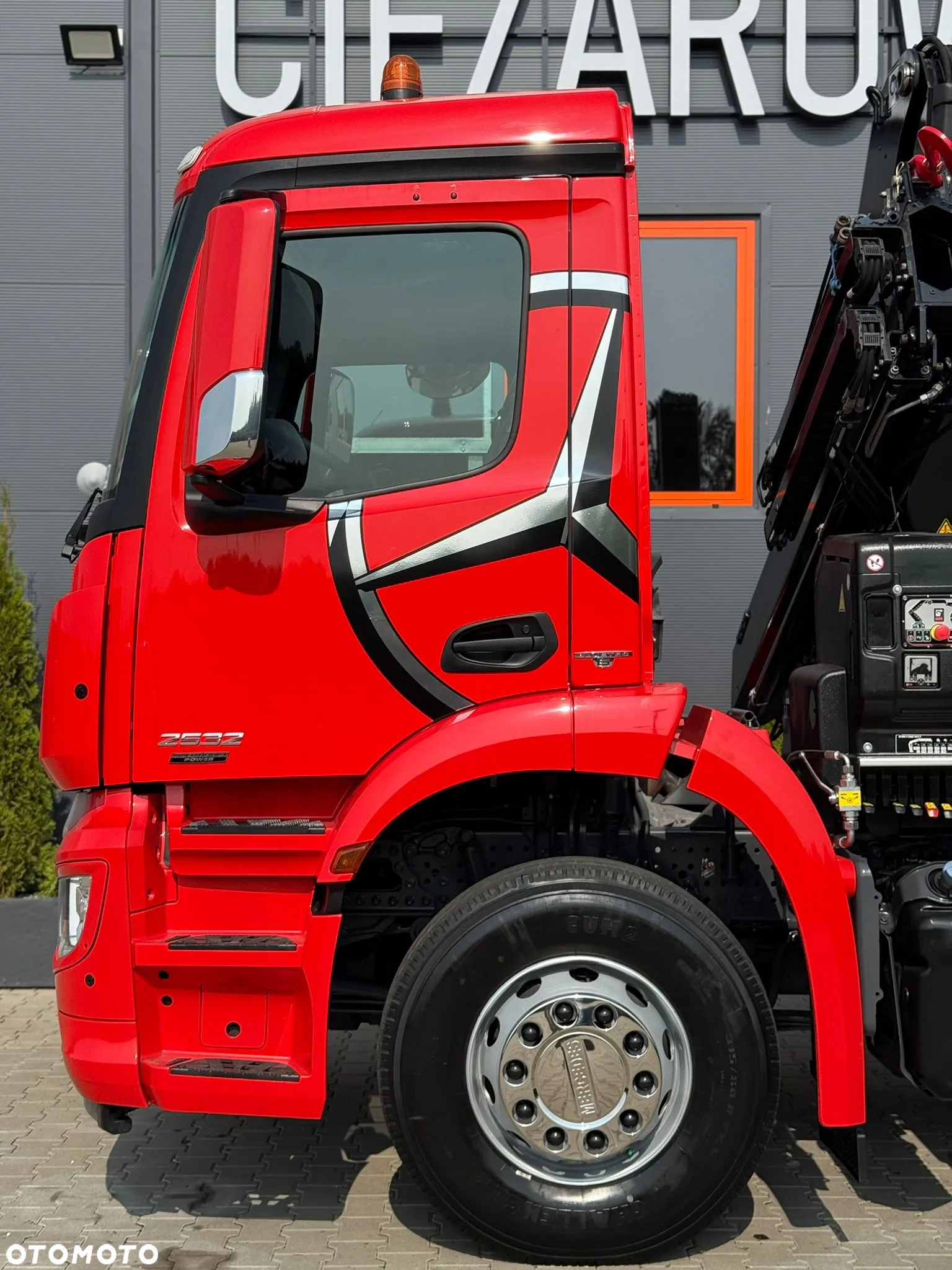 Mercedes-Benz AROCS 2532 // E6 // wywrotka 3-Stronna + HIAB HIDUO 158 B-2 // 6x2 6x4 HDS żuraw kran crane kiper kipper // Actros Antos - 30