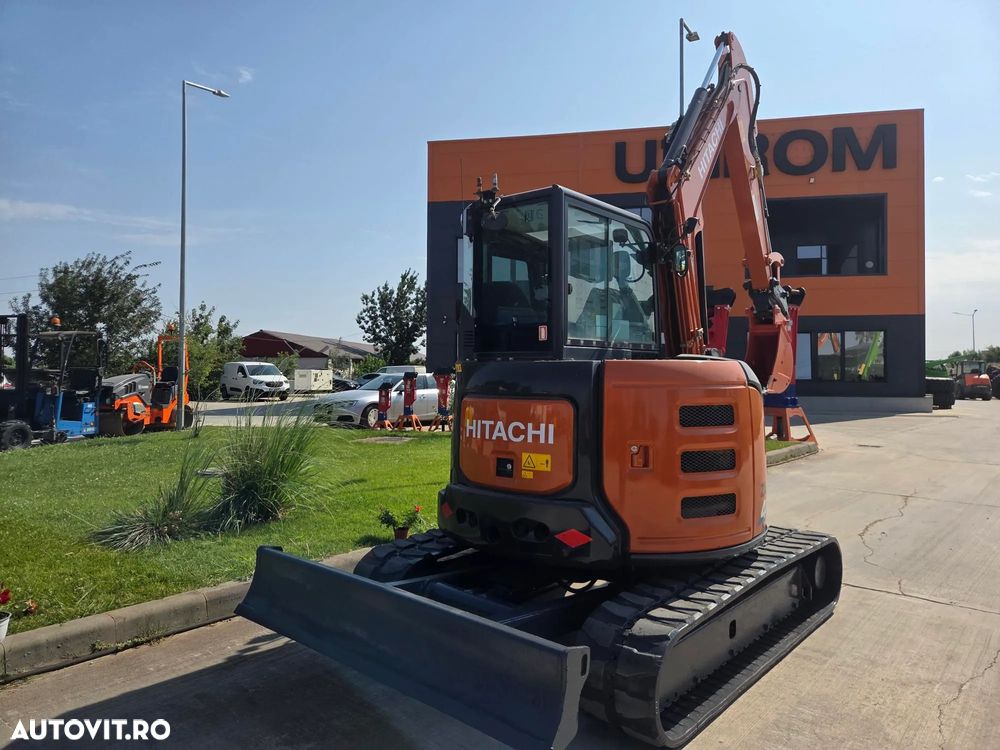 Hitachi ZX48U-6, 2023, 2.658t, 5 TONE, CUPLA RAPIDA+3 CUPE NOI, inst picon pe brate, lama nivelare, ad sapare 4m, ridica 3t, latime 2m, antifurt, aer cond, produs in JAPONIA, posibilitate leasing 4 ani, PROMOTIE 39.500 EUR+tva - 11