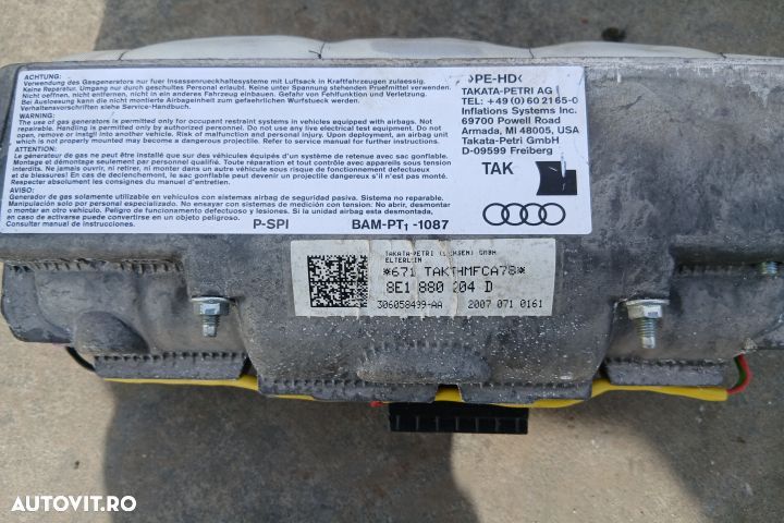 Kit airbag cu plansa de bord 8E1880204D 8E0959655G 8E0857705F 8E08577 - 4