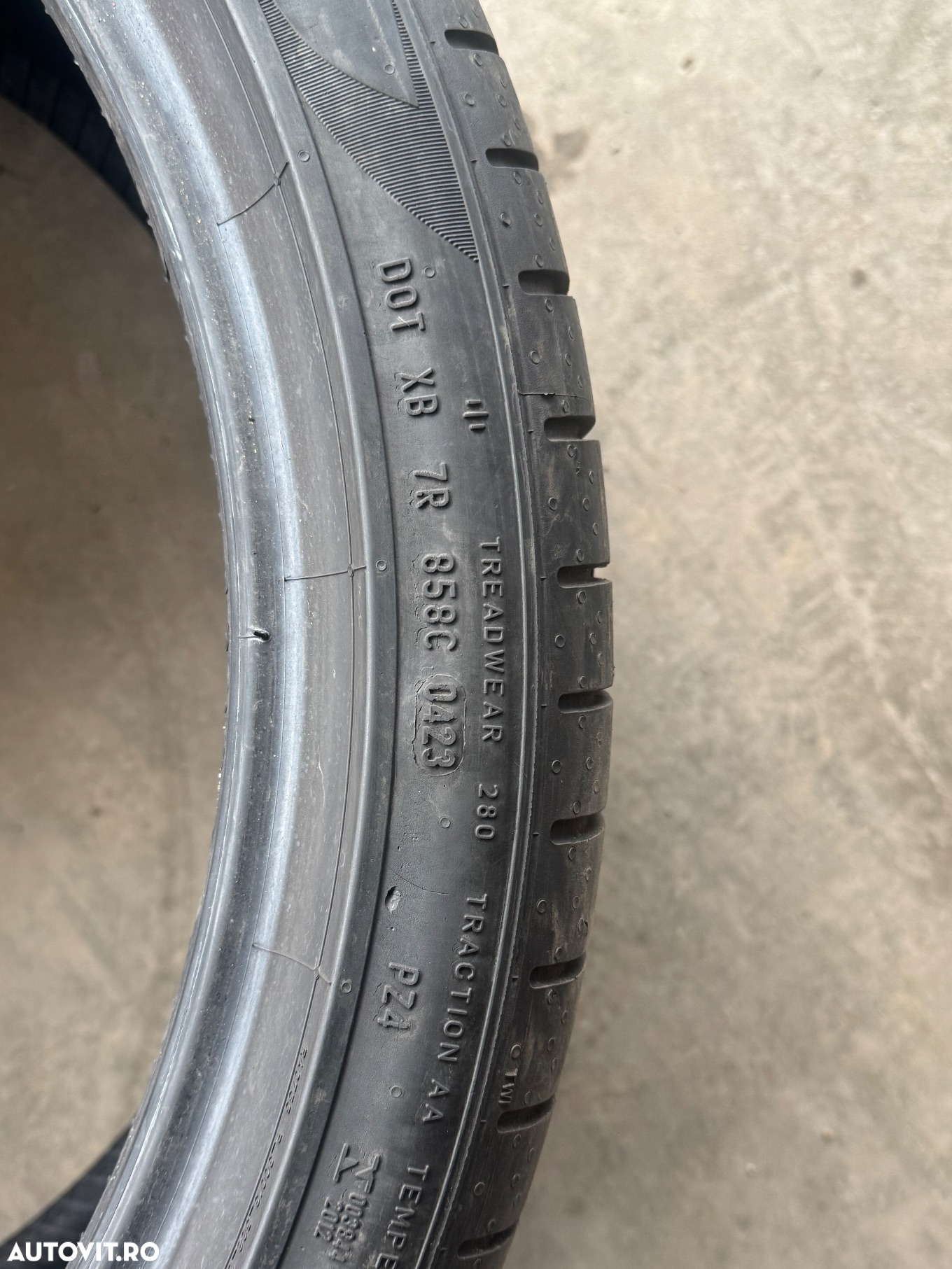 Vând 2 anvelope 315/30/22 Pirelli de vară ca noi - 7