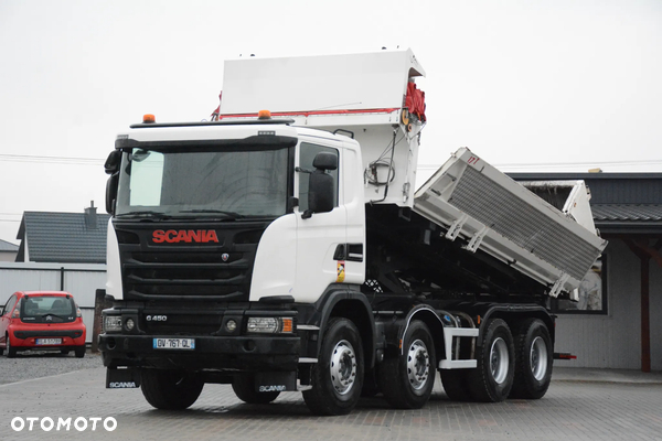 Scania G450 / 8x4 / 2015r. / Retarder / Hydroburta / Niski przebieg / Duża ładowność / Bardzo dobry stan